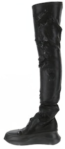 (W) 릭오웬스 DRKSHDW 블랙 폴리 하이탑 스니커즈 DS02B4841SBFLS-999 Buy (W) 릭오웬스 DRKSHDW 블랙 폴리 하이탑 스니커즈 DS02B4841SBFLS-999