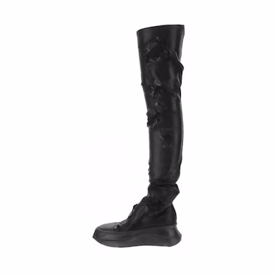 (W) Rick Owens DRKSHDW High-Top 'Black Poly'