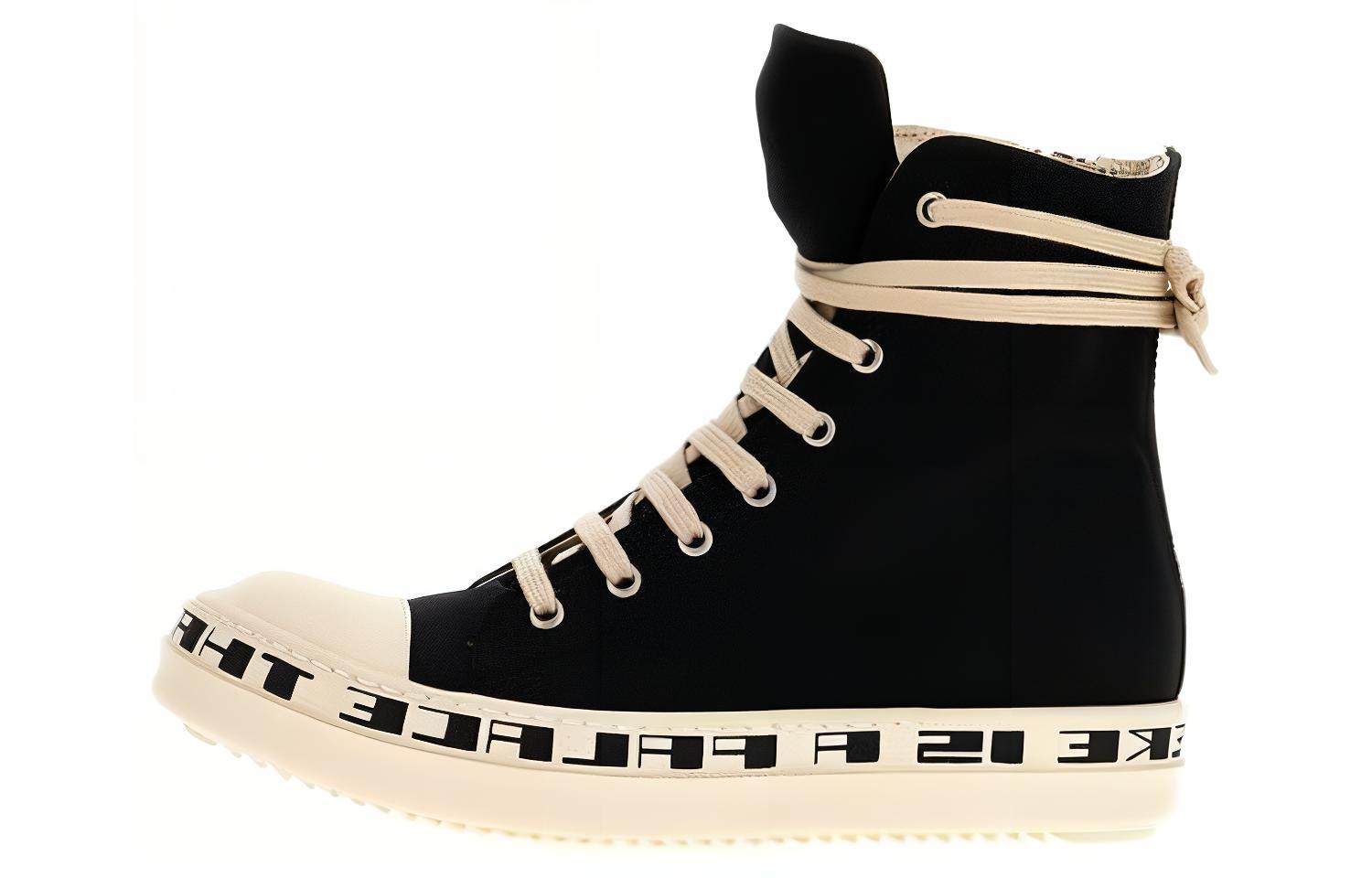 (Women) Rick Owens DRKSHDW High-Top 'Fashion Comfort Black' DS02C5800MUEP8-9119