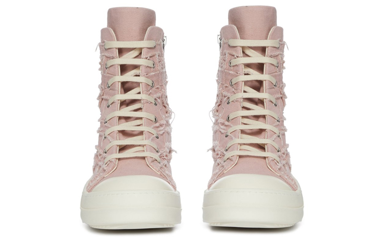 (W) Rick Owens DRKSHDW High-Top 'Pink Canvas' 圖 3