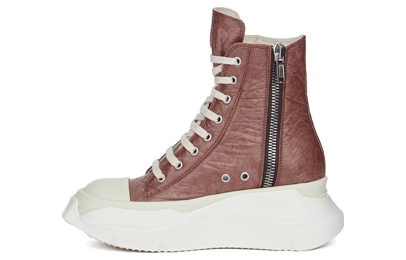(Women) Rick Owens DRKSHDW High-Top 'Red Brown' DS02C5840PAPEM9-43811