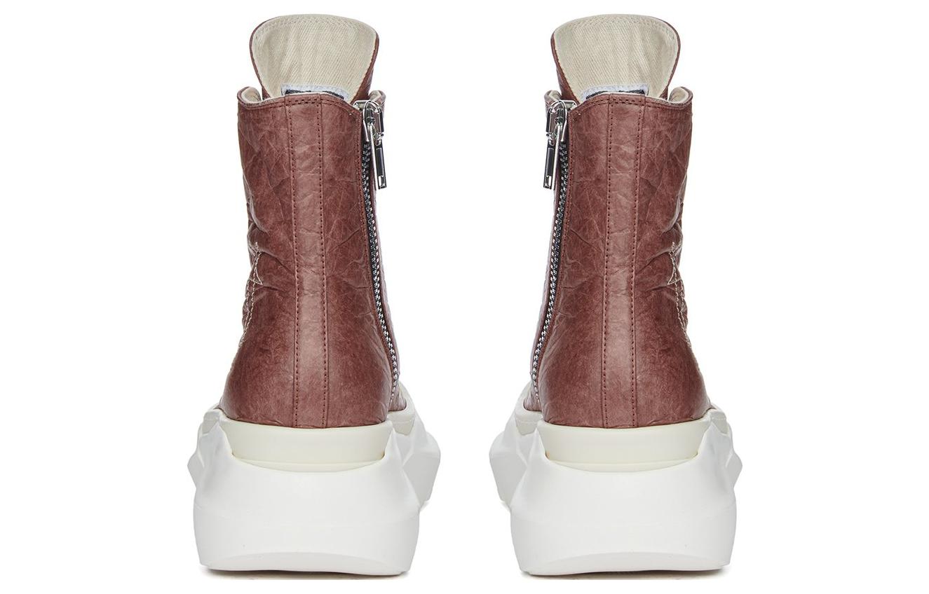 (W) Rick Owens DRKSHDW High-Top 'Red Brown' 圖 4