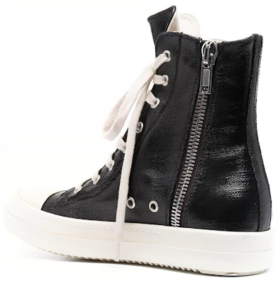 (W) Rick Owens DRKSHDW Hoge Sneakers met Rits ''Zwart'' DS21S2800HDLQP911 Lookbook (W) Rick Owens DRKSHDW Hoge Sneakers met Rits ''Zwart'' DS21S2800HDLQP911