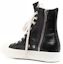 Lookbook (W) Rick Owens DRKSHDW Hoge Sneakers met Rits ''Zwart'' DS21S2800HDLQP911