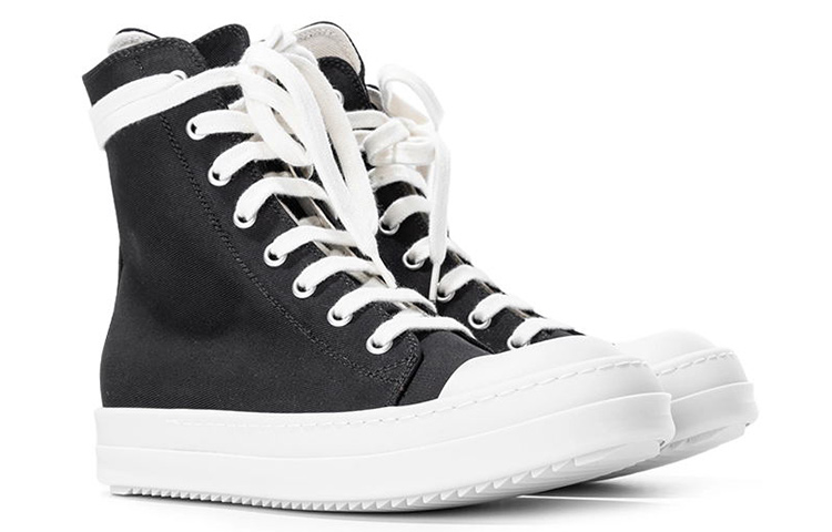 (W) Rick Owens DRKSHDW High-Top 'Black Fashion' 圖 2