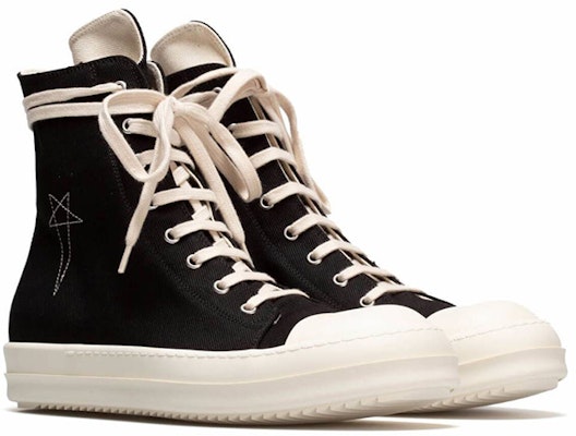 (W) リックオウエンス DRKSHDW ハイカットスニーカー (黒) DS01B7800-90811 Order (W) リックオウエンス DRKSHDW ハイカットスニーカー (黒) DS01B7800-90811