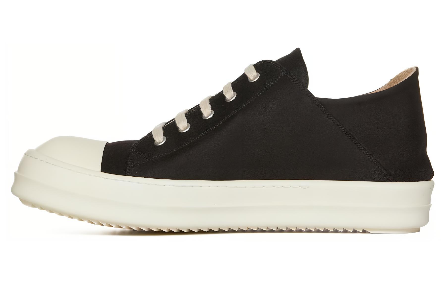 (Women) Rick Owens DRKSHDW Low-Top Lace-Up Sneakers Black DS01D1826NDK-911