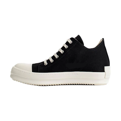 (W) Rick Owens DRKSHDW Low Top Canvas 'Black and White'