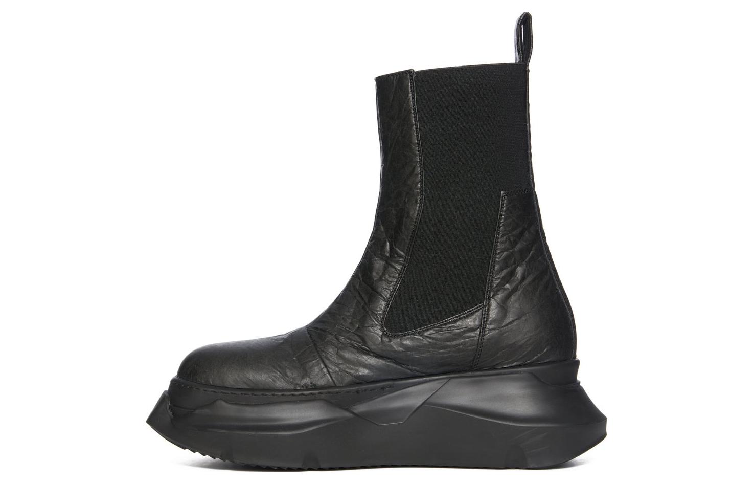 (W) Rick Owens DRKSHDW Luxor Beatle Abstract Boot 'Black'