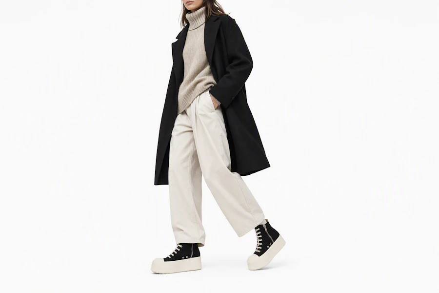 (W) Rick Owens DRKSHDW Luxor Double Bumper High ''Nero Latte'' DS02C5831-DO-911 Order (W) Rick Owens DRKSHDW Luxor Double Bumper High ''Nero Latte'' DS02C5831-DO-911