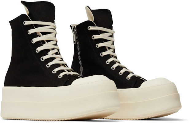 (W) Rick Owens DRKSHDW Luxor Double Bumper High ''Nero Latte'' DS02C5831-DO-911 1
