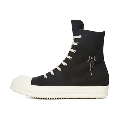 (W) Rick Owens DRKSHDW Luxor High Pentagram Black Pearl