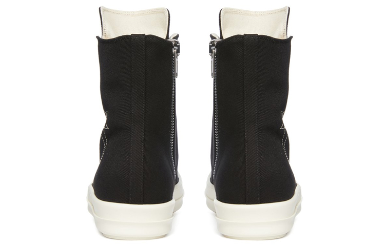 Shop (W) Rick Owens DRKSHDW Sepatu Tinggi Pentagram Mutiara Hitam Luxor DS02C5800DOEM9-9811