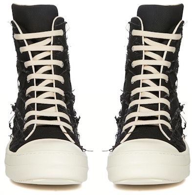 (Women) Rick Owens DRKSHDW Luxor Slashed High 'Black Milk' DS02C5807-SLASH-911 Lookbook (Women) Rick Owens DRKSHDW Luxor Slashed High 'Black Milk' DS02C5807-SLASH-911