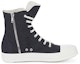 Order (W) Rick Owens DRKSHDW Phlegethon High 'Black Milk' Hitam. DS21S2801-CNP-911