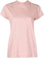 (Women) Rick Owens DRKSHDW Pink Crewneck Short Sleeve Casual T-Shirt . DS01C6208RN-63 (Women) Rick Owens DRKSHDW Pink Crewneck Short Sleeve Casual T-Shirt . DS01C6208RN-63