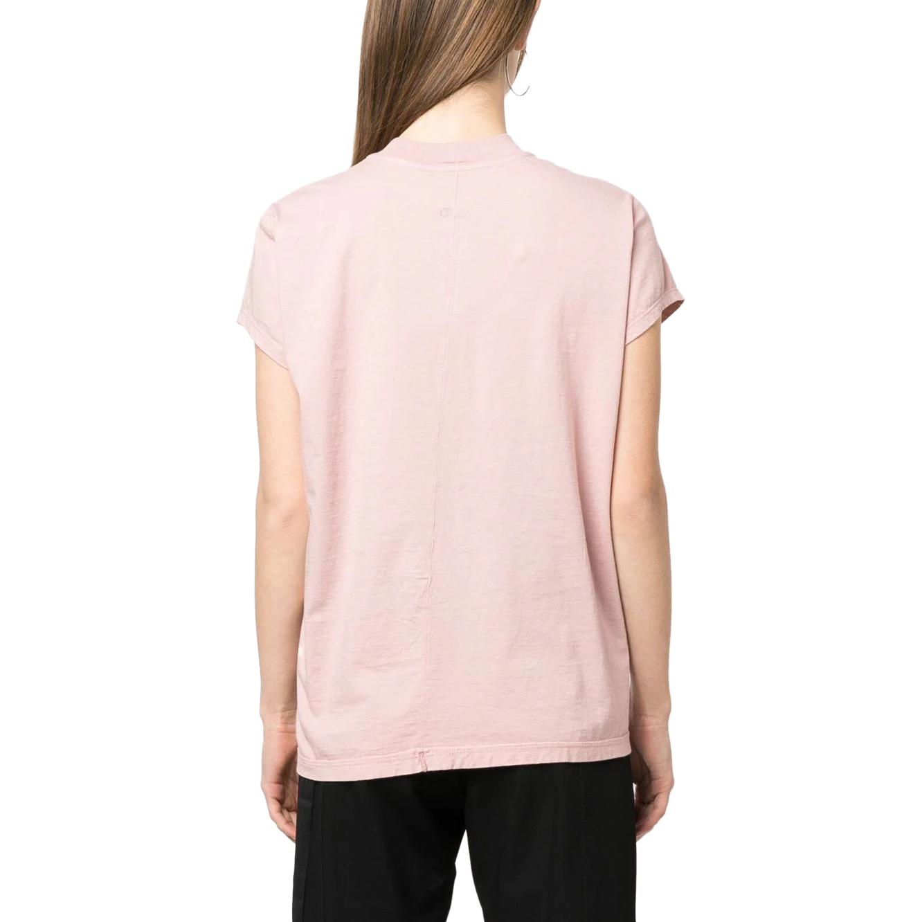 Shop (W) Rick Owens DRKSHDW 粉色短袖休闲圆领T恤 DS01C6208RN-63