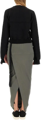 (W) Rick Owens DRKSHDW 不對稱長袖圓領衛衣 DS02C5223FET1-09 Purchase (W) Rick Owens DRKSHDW 不對稱長袖圓領衛衣 DS02C5223FET1-09