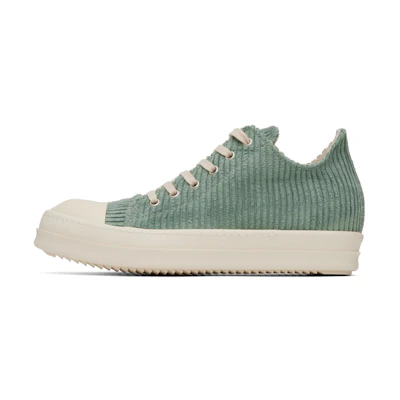 (W) Rick Owens DRKSHDW Polyamide Low 'Aqua Corduroy'