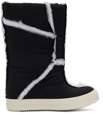 (W) Rick Owens DRKSHDW 黑色织物袖蓬松靴 DS02A3819MU-91 Order (W) Rick Owens DRKSHDW 黑色织物袖蓬松靴 DS02A3819MU-91
