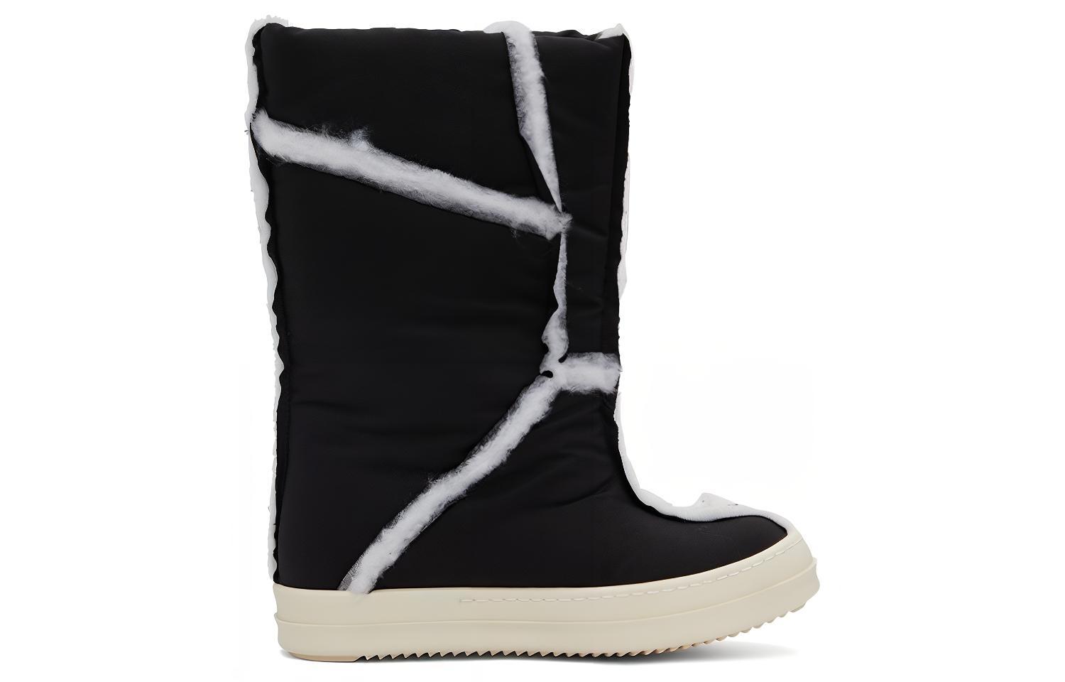 Order (W) Bota Acolchada Rick Owens DRKSHDW 'Manga de Tela Negra' DS02A3819MU-91