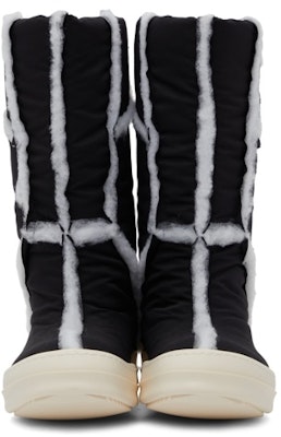 (W) Rick Owens DRKSHDW 黑色织物袖蓬松靴 DS02A3819MU-91 Lookbook (W) Rick Owens DRKSHDW 黑色织物袖蓬松靴 DS02A3819MU-91