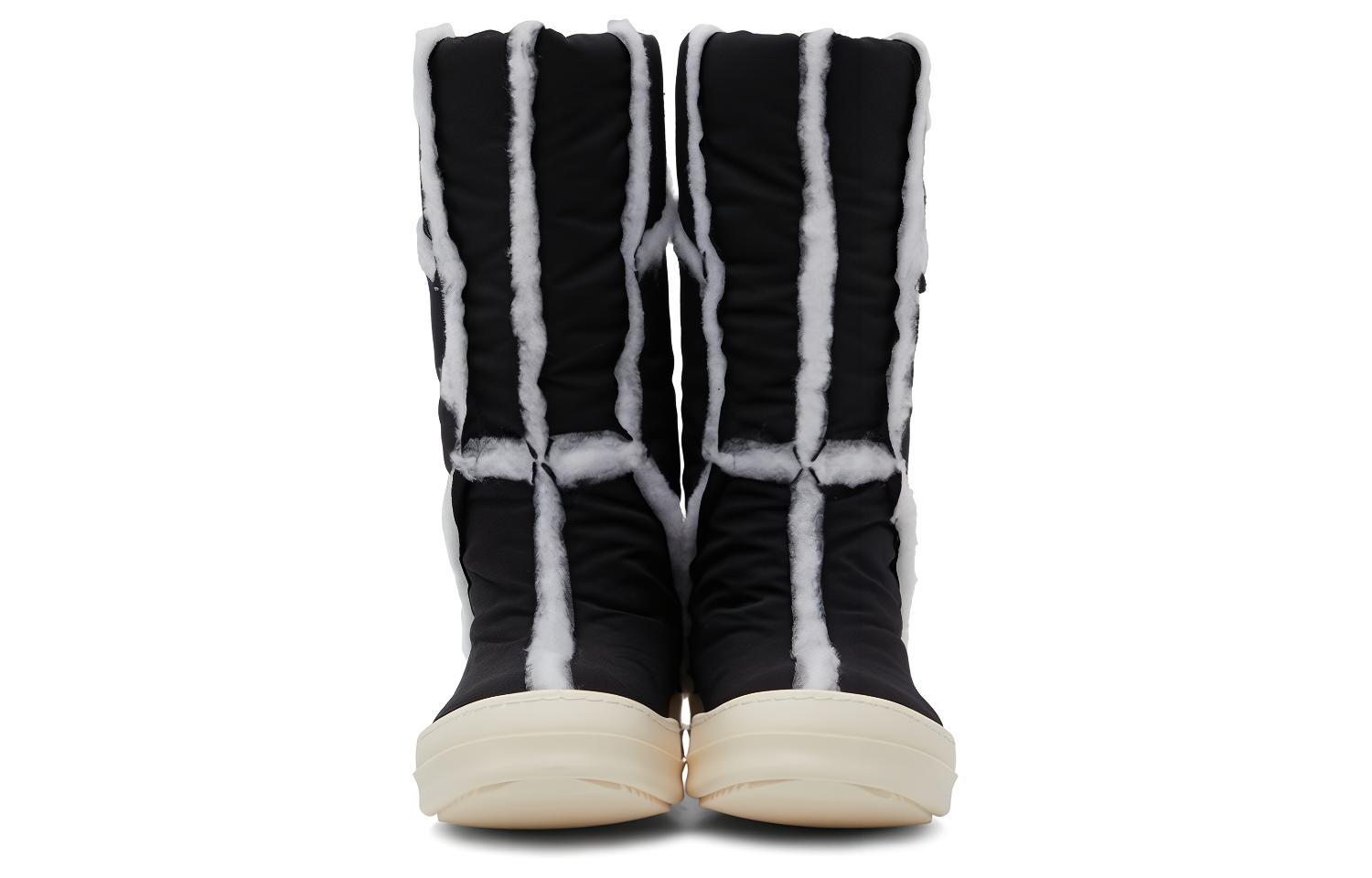 Lookbook (W) Bota Acolchada Rick Owens DRKSHDW 'Manga de Tela Negra' DS02A3819MU-91