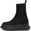 Buy (W) Rick Owens DRKSHDW Slip-On Chelsea Boot 'Kain Hitam' DS02A3846TWC-999