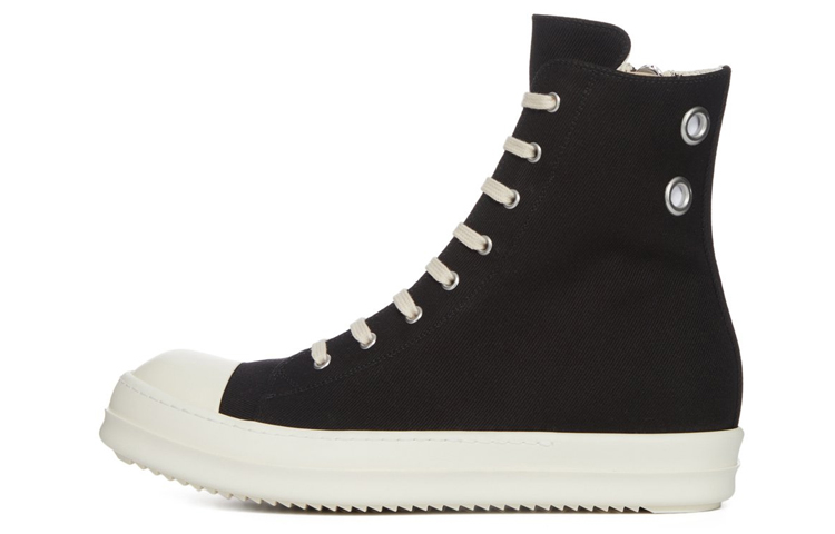 Buy (W) 릭오웬스 DRKSHDW 스니크 하이 블랙 밀크 DS01C6800DQES1-911