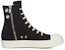 (W) Rick Owens DRKSHDW Sneaks Tinggi Hitam Susu DS01C6800DQES1-911