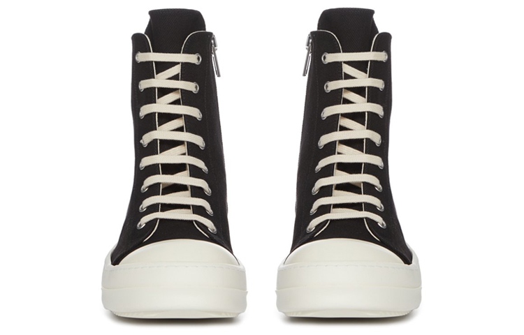 Lookbook (W) 릭오웬스 DRKSHDW 스니크 하이 블랙 밀크 DS01C6800DQES1-911