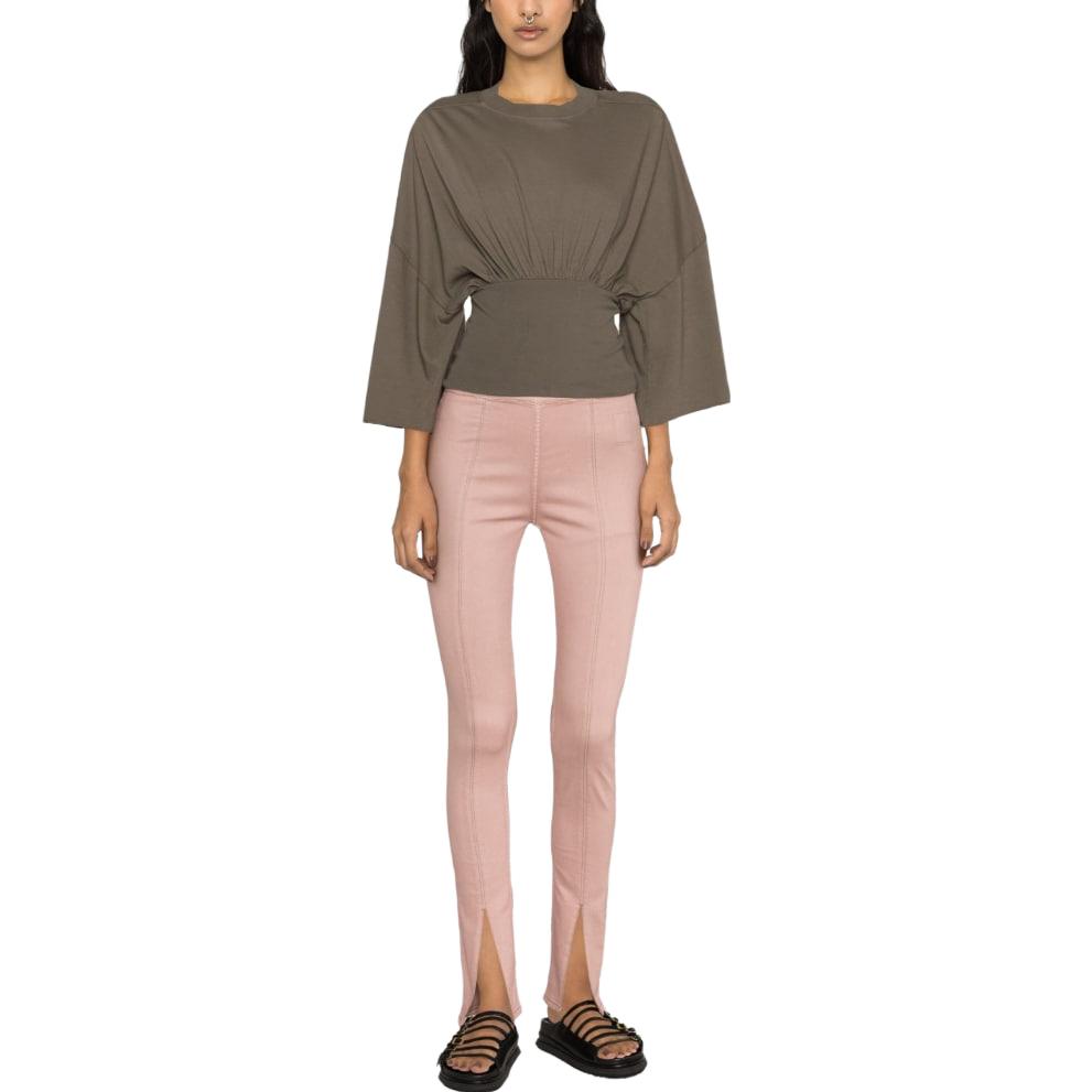 Lookbook (W) Rick Owens DRKSHDW SS23 Legging Pink Detail Skinny. DS01C6317SDO