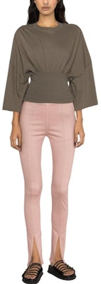 (W) Rick Owens DRKSHDW SS23 Legging Pink Detail Skinny. DS01C6317SDO Lookbook (W) Rick Owens DRKSHDW SS23 Legging Pink Detail Skinny. DS01C6317SDO