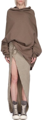 (W) Rick Owens DRKSHDW SS24 Y2K弹力褶边牛仔长裙 女款 Pearl色 DS01D1348SCF-08 Shop (W) Rick Owens DRKSHDW SS24 Y2K弹力褶边牛仔长裙 女款 Pearl色 DS01D1348SCF-08