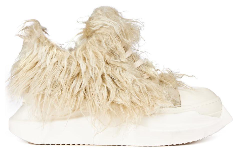 Order (W) Rick Owens DRKSHDW 荧光灯抽象低帮'珍珠奶色' DS02B4842-FF-811