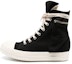 Buy (W) Rick Owens DRKSHDW Strobe Cotton Denim Cargo High 'Hitam Susu' DS02B4801-DQ-911
