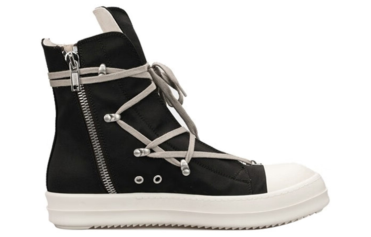 Order (Women) Rick Owens DRKSHDW Strobe Cotton Denim Hexa High 'Black Milk' DS02B4805-DQ-911
