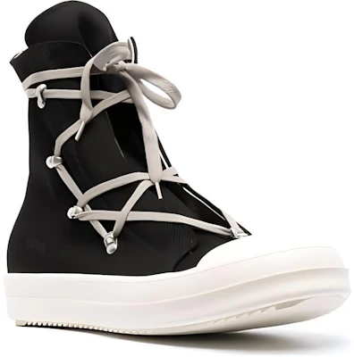 (Women) Rick Owens DRKSHDW Strobe Cotton Denim Hexa High 'Black Milk' DS02B4805-DQ-911 Lookbook (Women) Rick Owens DRKSHDW Strobe Cotton Denim Hexa High 'Black Milk' DS02B4805-DQ-911