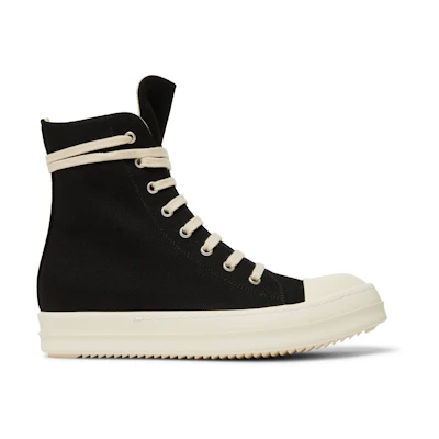 (W) Rick Owens DRKSHDW Strobe Cotton Denim High 'Black Milk'