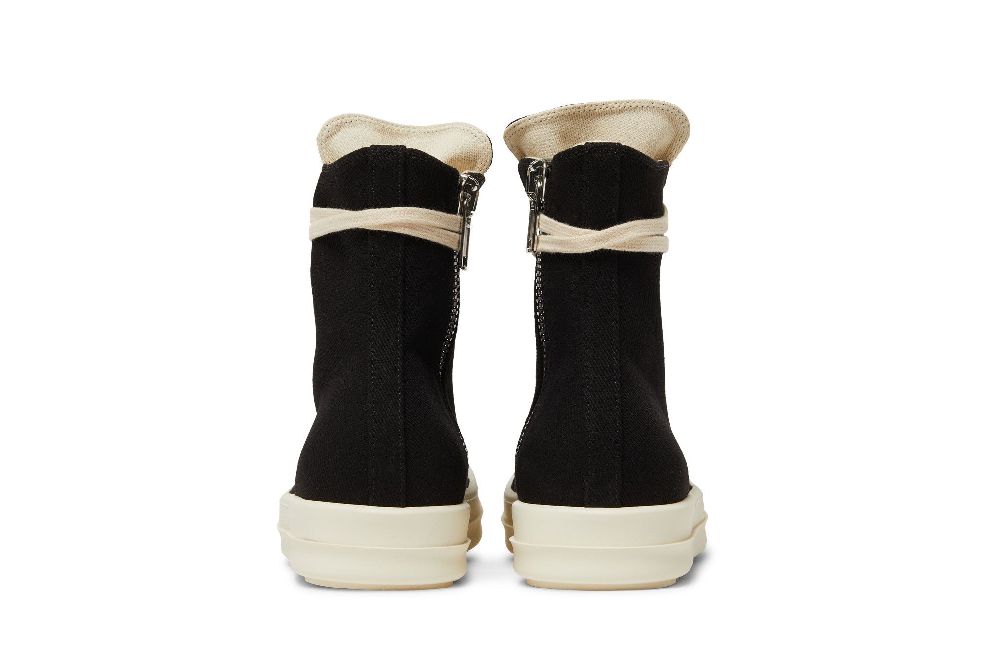 Details for (Women) Rick Owens DRKSHDW Strobe Cotton Denim High 'Black Milk' DS02B4800-DQ-911