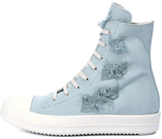 (Women) Rick Owens DRKSHDW Strobe Cotton Denim Slashed High 'Aqua Milk' DS02B4800-SLASH-5611 (Women) Rick Owens DRKSHDW Strobe Cotton Denim Slashed High 'Aqua Milk' DS02B4800-SLASH-5611