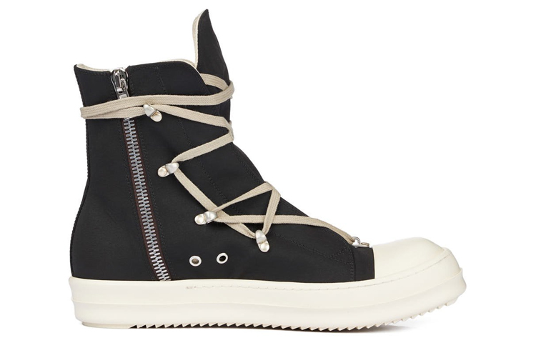 Order (W) Rick Owens DRKSHDW Strobe 棉尼龙 Hexa High '黑奶' DS02B4805-MU-911