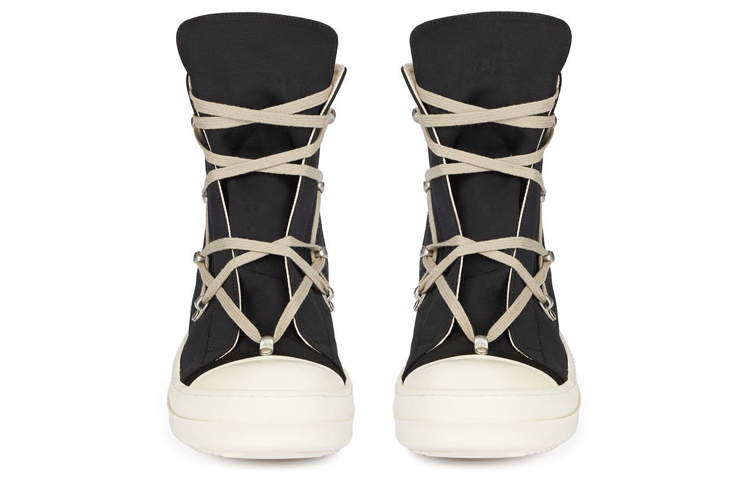 Lookbook (W) Rick Owens DRKSHDW Strobe 棉尼龙 Hexa High '黑奶' DS02B4805-MU-911