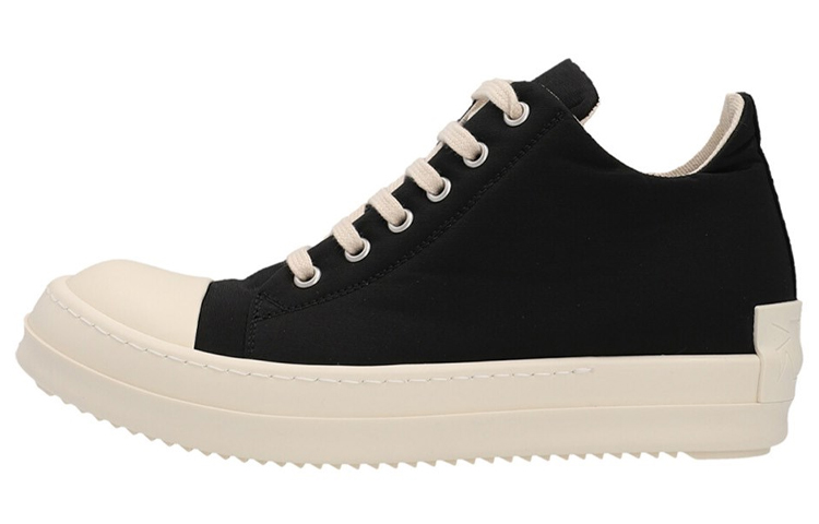(W) Rick Owens DRKSHDW Strobe Cotton Nylon Low 'Black Milk'
