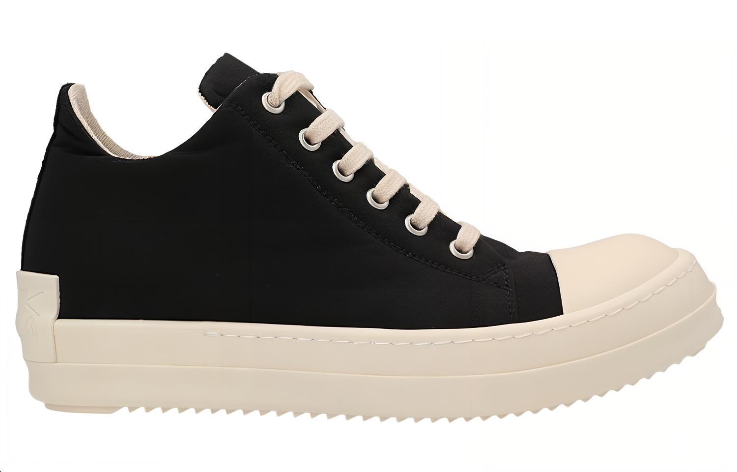 (W) Rick Owens DRKSHDW Strobe Cotton Nylon Low 'Black Milk' 圖 2