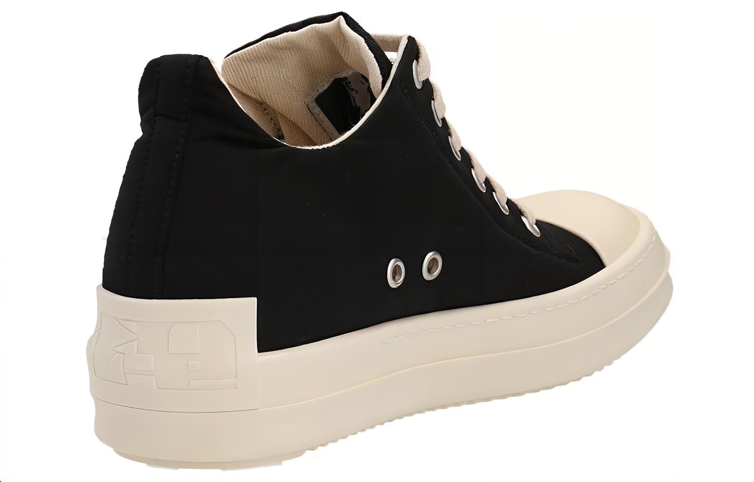 (W) Rick Owens DRKSHDW Strobe Cotton Nylon Low 'Black Milk' 圖 4