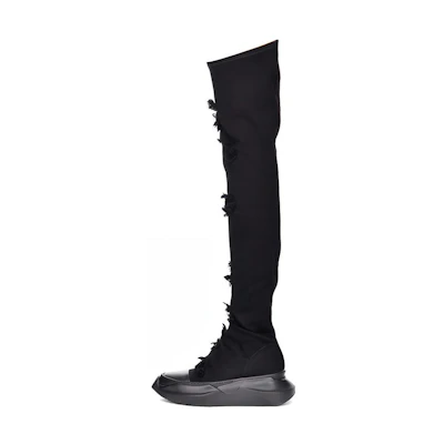 (W) Rick Owens DRKSHDW Strobe High-Top 'Black Cotton'