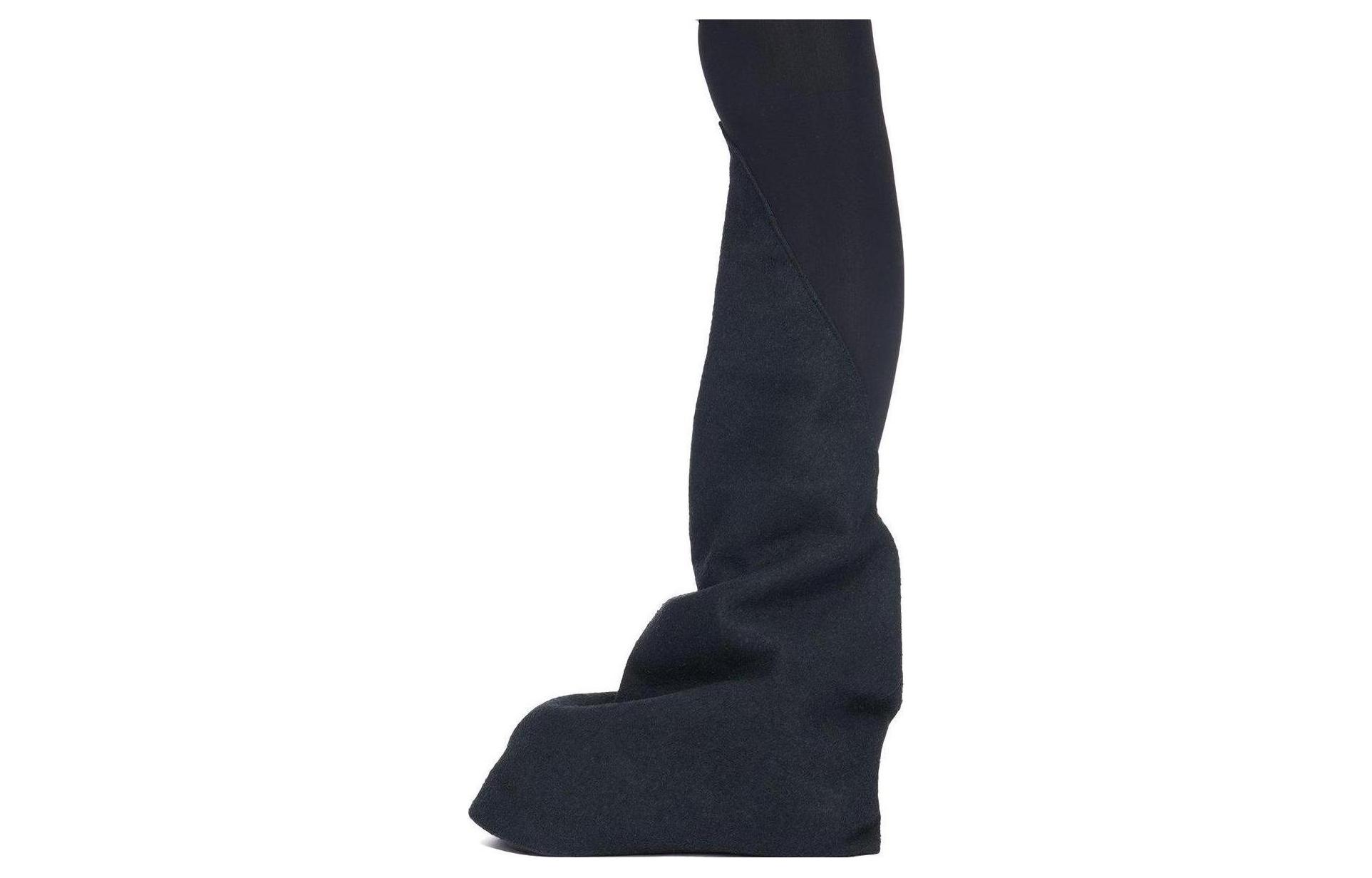 (Women) Rick Owens DRKSHDW Thigh High Boots 'Black Comfort' DS02C5815SHA-999