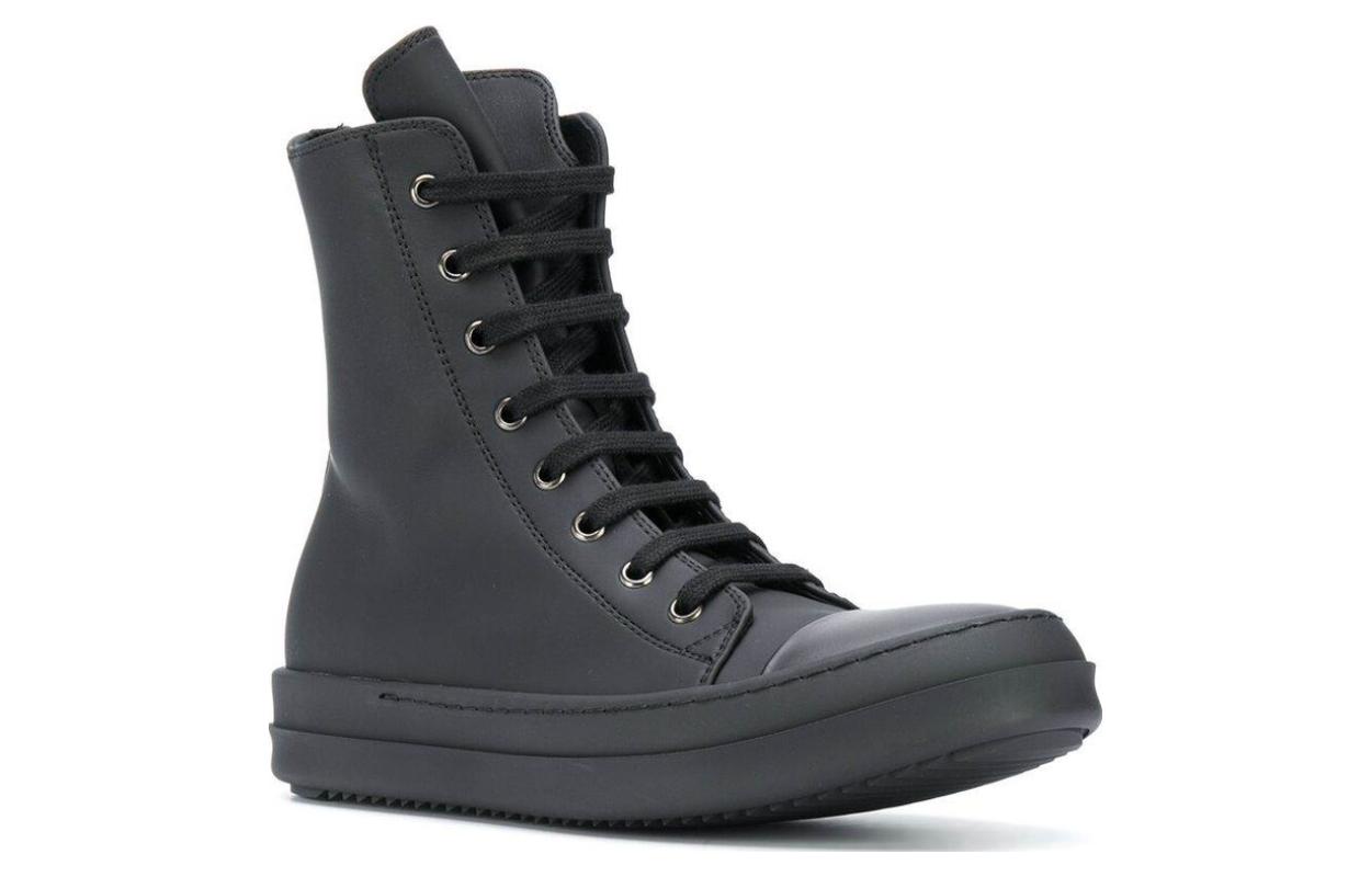 Lookbook (W) Rick Owens DRKSHDW Twill Tinggi 'Hitam' DS20F1800-RUHP-99