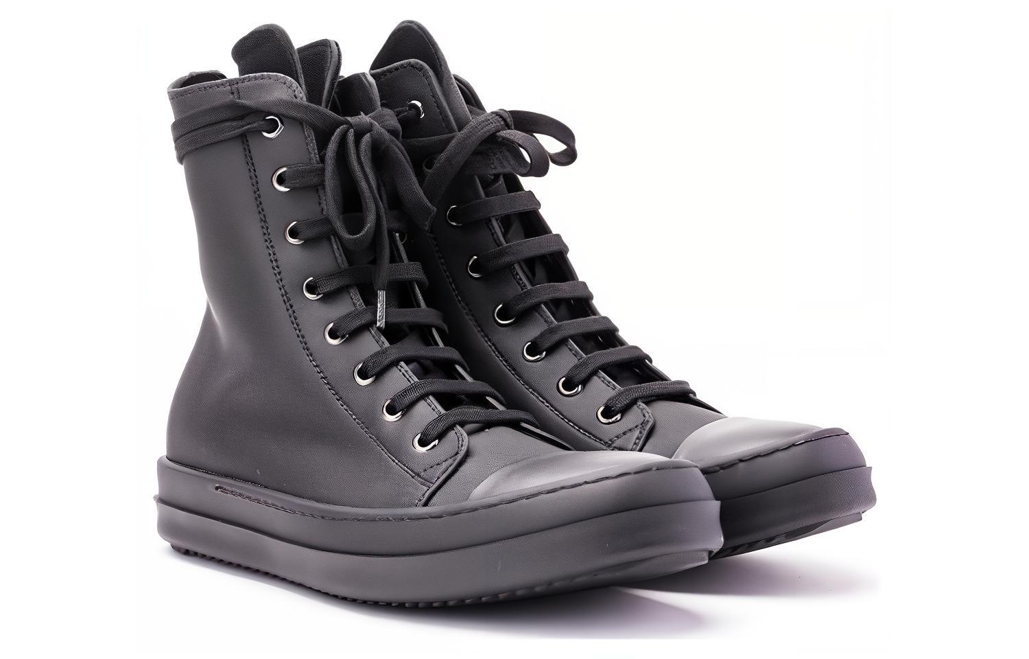 Shop (W) Rick Owens DRKSHDW Twill Tinggi 'Hitam' DS20F1800-RUHP-99